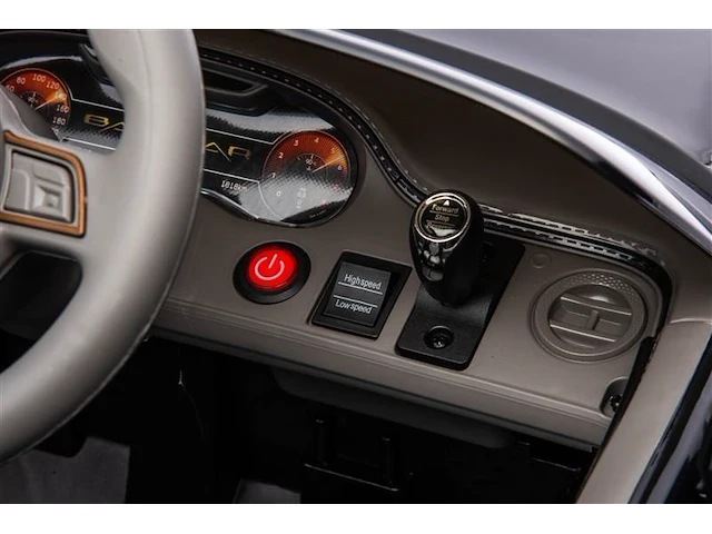 Bentley bacalar elektrische kinderauto 12v - zwart - afbeelding 12 van  16