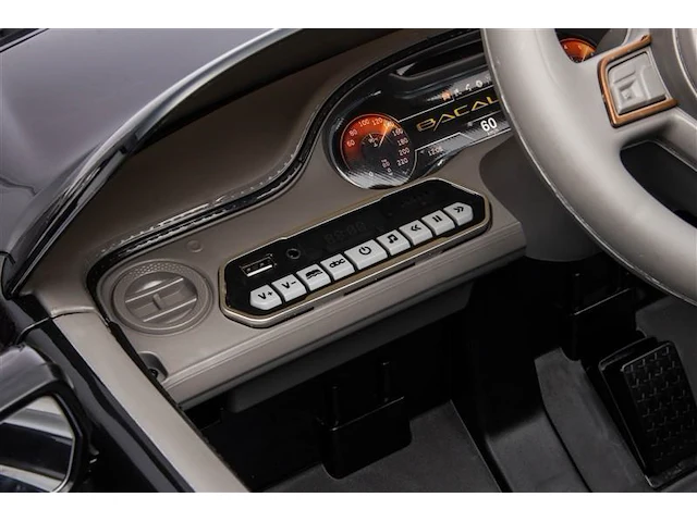 Bentley bacalar elektrische kinderauto 12v - zwart - afbeelding 15 van  16
