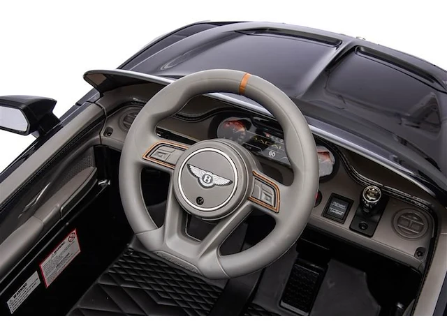 Bentley bacalar elektrische kinderauto 12v - zwart - afbeelding 16 van  16