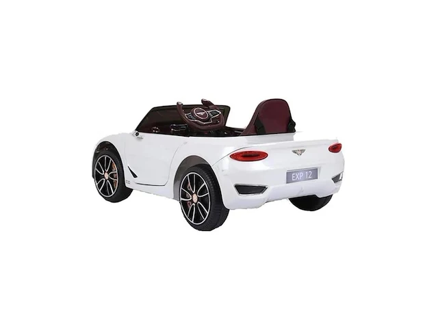 Bentley exp12 elektrische kinderauto 12v - wit - afbeelding 2 van  11