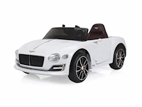Bentley exp12 elektrische kinderauto 12v - wit - afbeelding 3 van  11