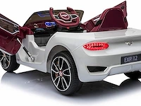 Bentley exp12 elektrische kinderauto 12v - wit - afbeelding 4 van  11