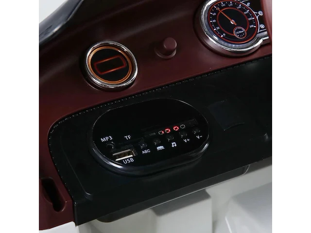 Bentley exp12 elektrische kinderauto 12v - wit - afbeelding 6 van  11