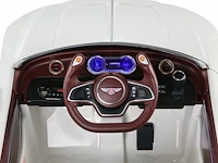Bentley exp12 elektrische kinderauto 12v - wit - afbeelding 7 van  11
