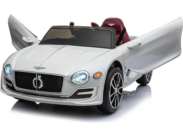 Bentley exp12 elektrische kinderauto 12v - wit - afbeelding 9 van  11
