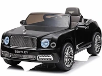 Bentley mulsanne elektrische kinderauto 12v - 3 tot 6 jaar - zwart - afbeelding 1 van  6
