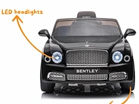 Bentley mulsanne elektrische kinderauto 12v - 3 tot 6 jaar - zwart - afbeelding 3 van  6