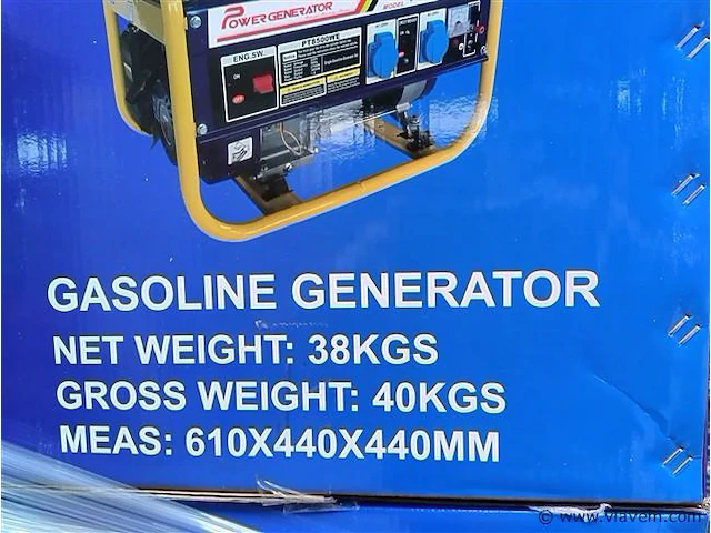 Benzine generator 2x220 volt aansluiting - afbeelding 5 van  11