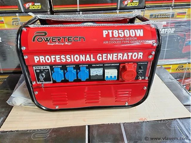 Benzine generator pt8500w - afbeelding 1 van  6