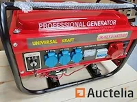 Benzine generator universal kraft keystart - afbeelding 8 van  12