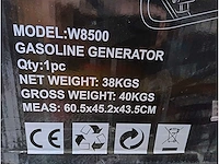 Benzine generator w8500 (2x) - afbeelding 5 van  13