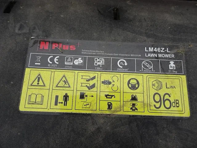 Benzine grasmaaier n plus - afbeelding 6 van  8