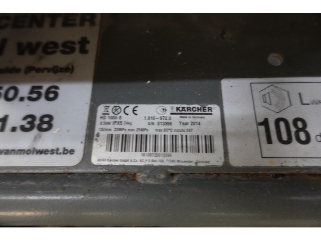 Benzine hogedrukreiniger karcher - afbeelding 6 van  6