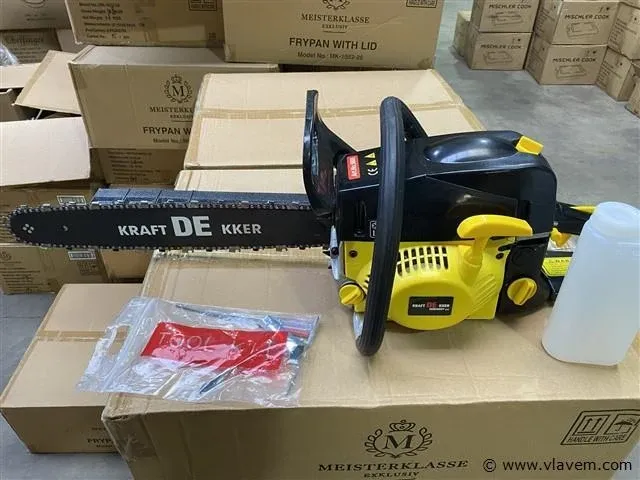 Benzine kettingzaag 58cc kraftdekker - afbeelding 1 van  7