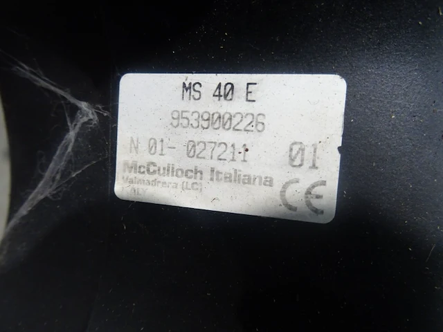 Benzine kettingzaag mcculloch - afbeelding 4 van  4