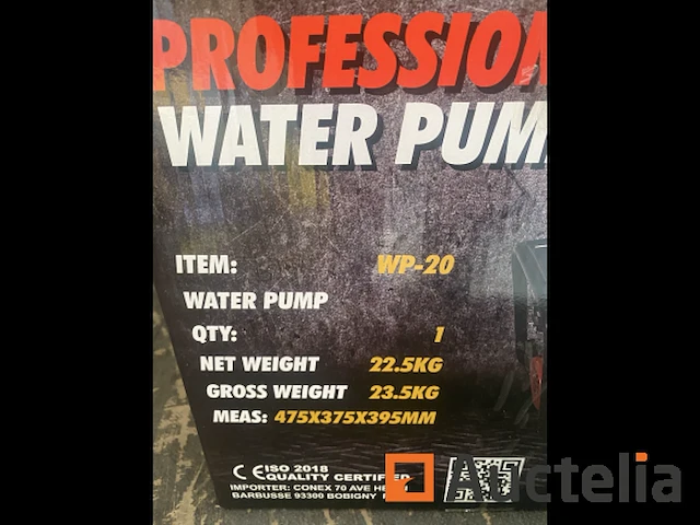 Benzine waterpomp 4 takt - afbeelding 3 van  4
