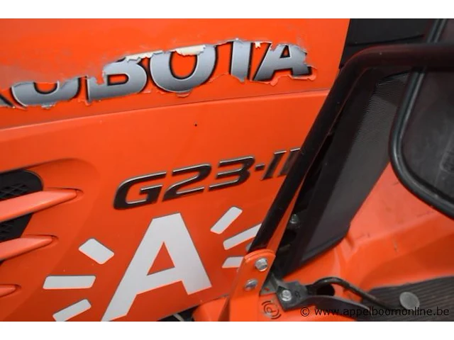 Benzinegrasmaaier kubota g23-ii, 1e inschr 25/11/16, chassis g23hd63963, kenteken i+ii - afbeelding 6 van  7