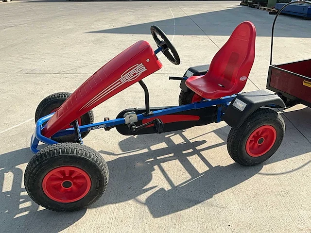 Berg go-cart met aanhangwagen - afbeelding 3 van  5