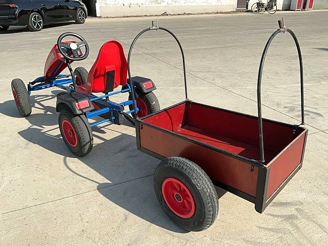 Berg go-cart met aanhangwagen - afbeelding 5 van  5