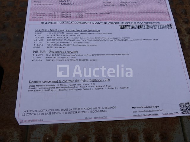 Berging vrachtwagen man man tgl (2007-969.208 km)( vin:wman15zz47y189199) - afbeelding 8 van  34