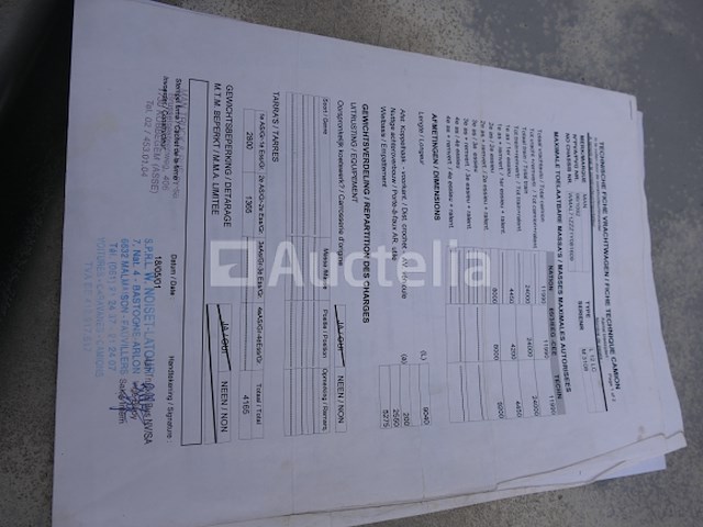 Bergingswagen man l12lc (2001-516.464 km)( vin:wmal71zzz1y081609) - afbeelding 22 van  30