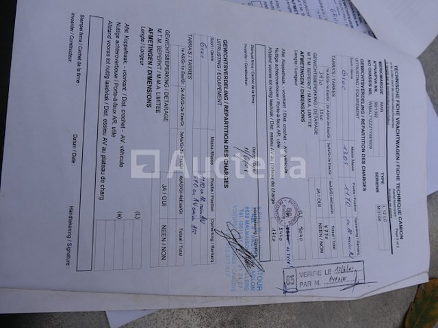 Bergingswagen man l12lc (2001-516.464 km)( vin:wmal71zzz1y081609) - afbeelding 24 van  30