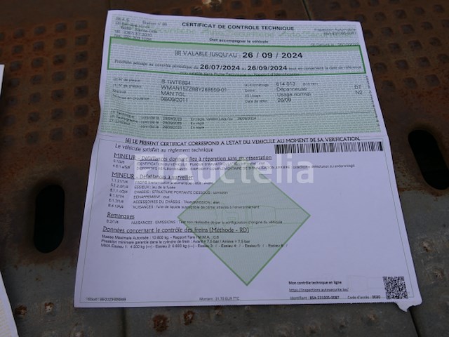 Bergingswagen man man tgl (2011-618.211 km)(vin: wamn15zz8by268559) - afbeelding 31 van  32