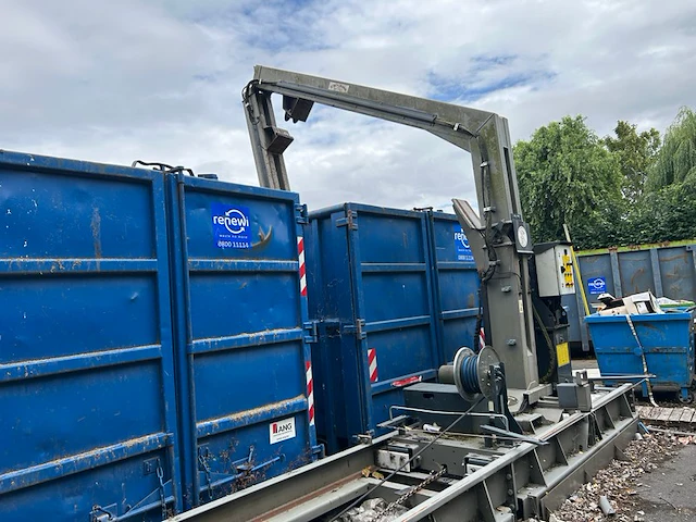 Bergmann pershamer voor afvalbewerking op rail - afbeelding 1 van  18
