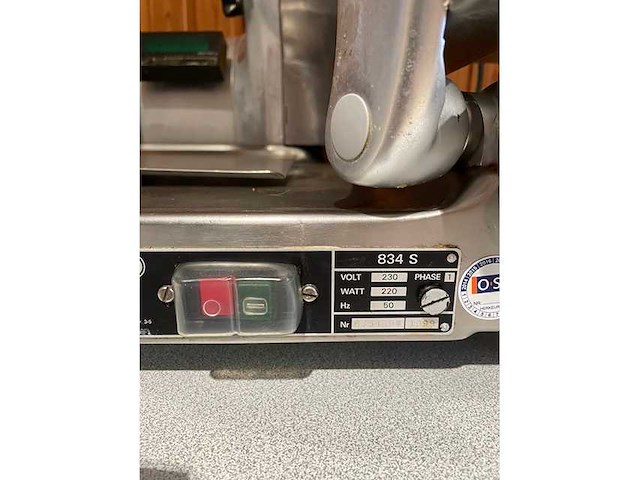 Berkel - 1999 - 834 s - snijmachine berkel - afbeelding 3 van  3