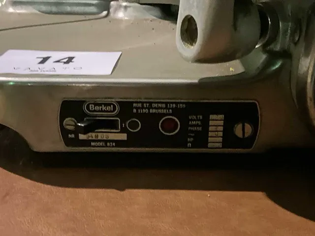Berkel 834 snijmachine - afbeelding 4 van  5