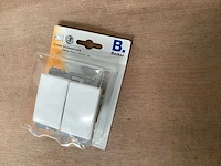 Berker arsys dubbele serieschakelaar, wit (83x) - afbeelding 2 van  3