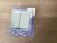 Berker k5 rvs dubbele serieschakelaar (36x) - afbeelding 2 van  3