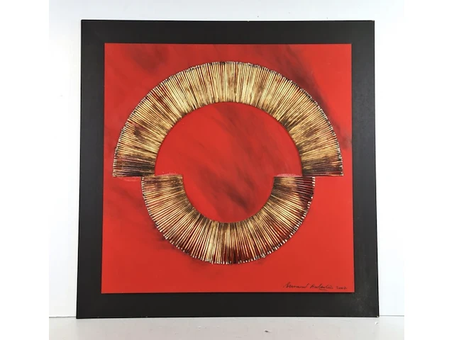 Bernard aubertin : dessin de feu sur aluminium - afbeelding 1 van  14