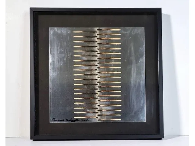 Bernard aubertin : dessin de feu sur aluminium - afbeelding 1 van  11