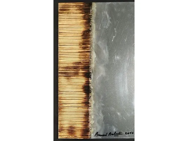 Bernard aubertin : dessin de feu sur aluminium - afbeelding 3 van  14