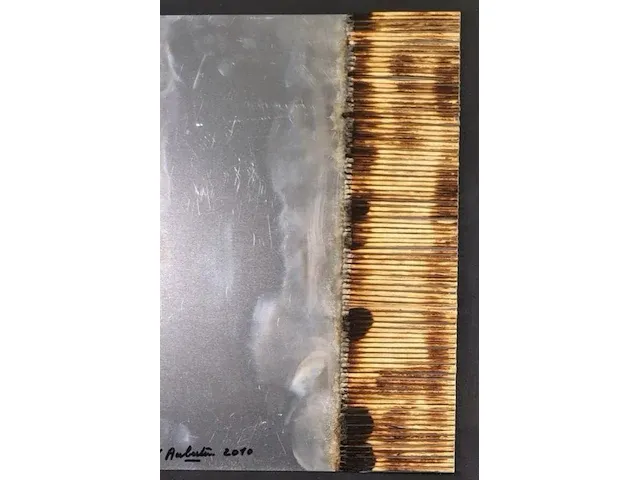 Bernard aubertin : dessin de feu sur aluminium - afbeelding 4 van  14