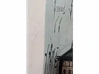 Bernard buffet (1928 - 1999) - basiliek van vézelay (1968) - afbeelding 3 van  6