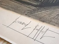 Bernard buffet (1928 - 1999) - basiliek van vézelay (1968) - afbeelding 5 van  6
