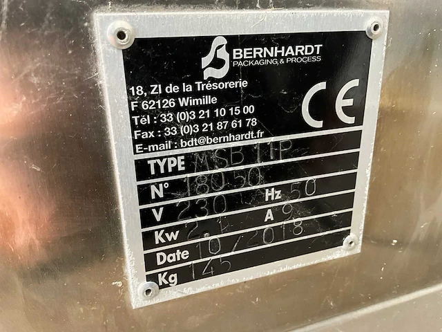 Bernhardt msb11p vertical impulse sealer - afbeelding 6 van  7