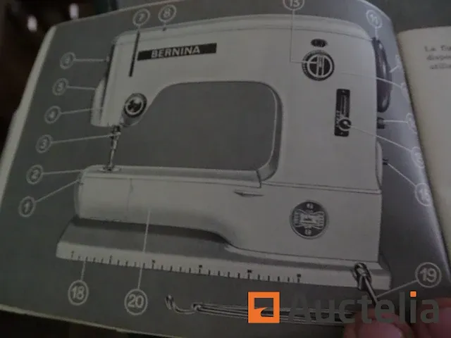 Bernina naaimachine klasse 533 van 1959 - afbeelding 2 van  14