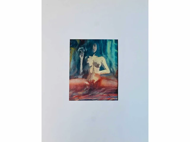 Bert post - aquarel - afbeelding 3 van  8