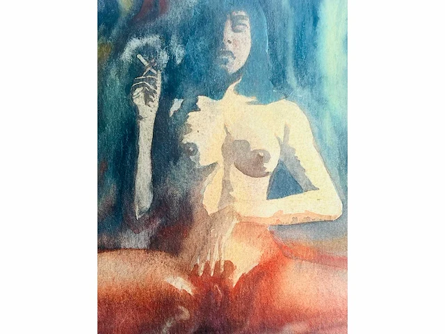 Bert post - aquarel - afbeelding 7 van  8