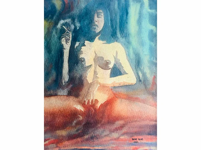 Bert post - aquarel - afbeelding 8 van  8
