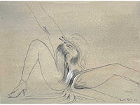 Bert post - erotische compositie - opgehoogde tekening - afbeelding 1 van  7