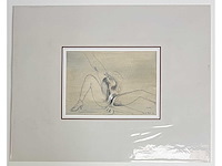 Bert post - erotische compositie - opgehoogde tekening - afbeelding 4 van  7
