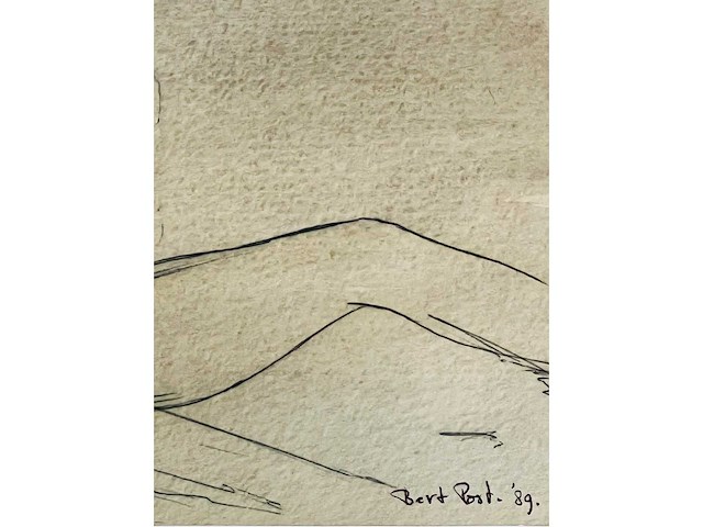 Bert post - erotische compositie - opgehoogde tekening - afbeelding 6 van  7
