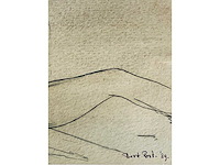 Bert post - erotische compositie - opgehoogde tekening - afbeelding 6 van  7