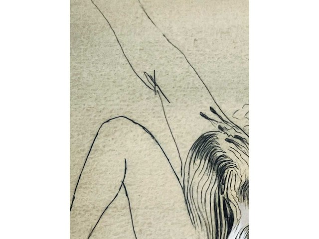 Bert post - erotische compositie - opgehoogde tekening - afbeelding 7 van  7