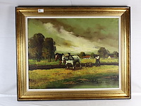 Bert van laer – boer met ploeg