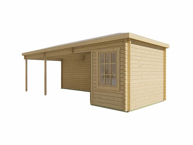 Bertil - tuinhuis 44mm 7900x3000x2920mm onbehandeld - afbeelding 4 van  5